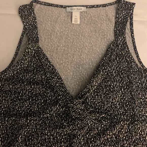 White House Black Market Career blouse tank EUC XL - Picture 2 of 8